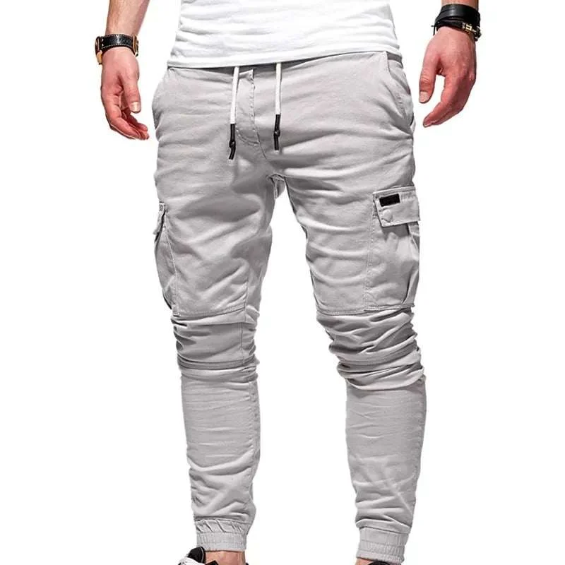 Pantalon Cargo Gris Pour Homme
