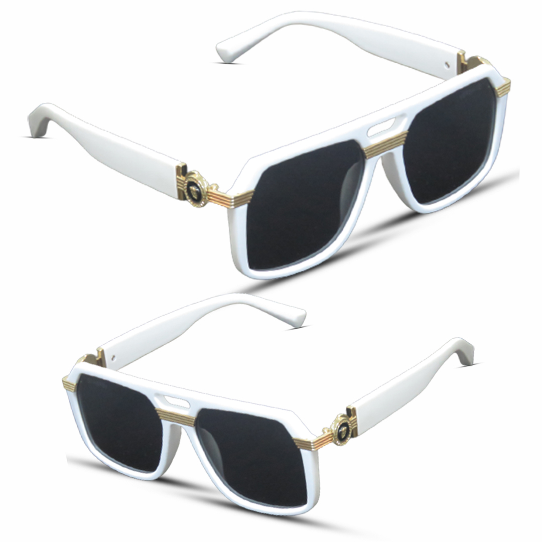 Lunette Blanc Pour Homme