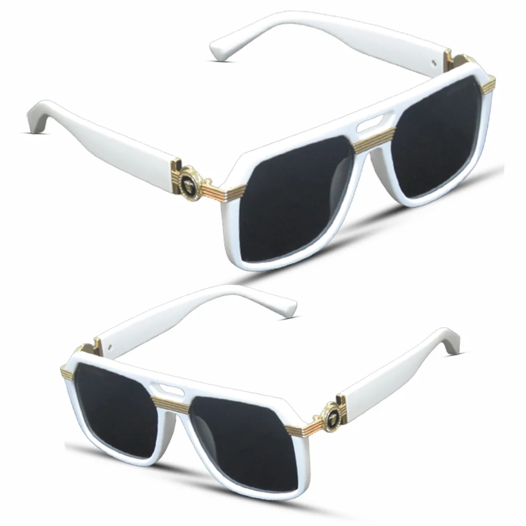 Lunette Blanc Pour Homme