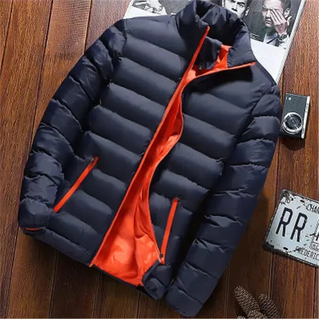 Doudoune Pour Homme-Bleu Marine