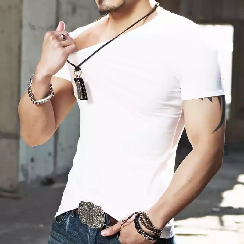 Pack 4 X Pulls Homme Col V + Montre +Lunette