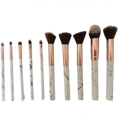 Pinceaux Maquillage - Marbre Blanc