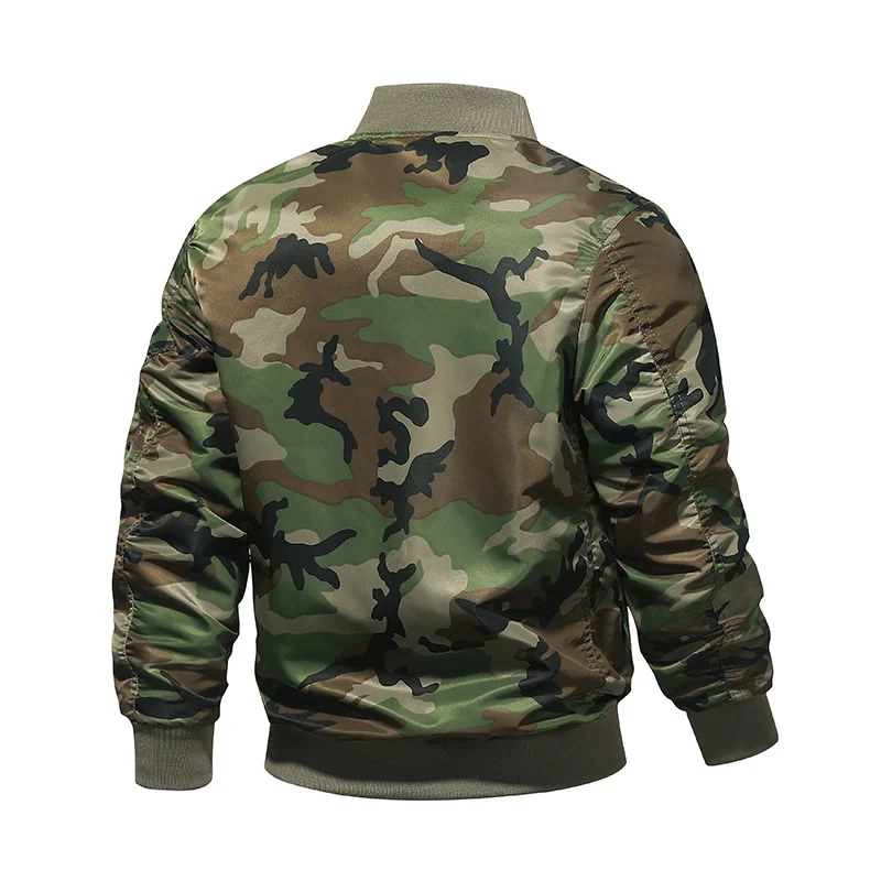 Veste de camouflage veste de pilote Air Force Ma1 veste de vol pour hommes