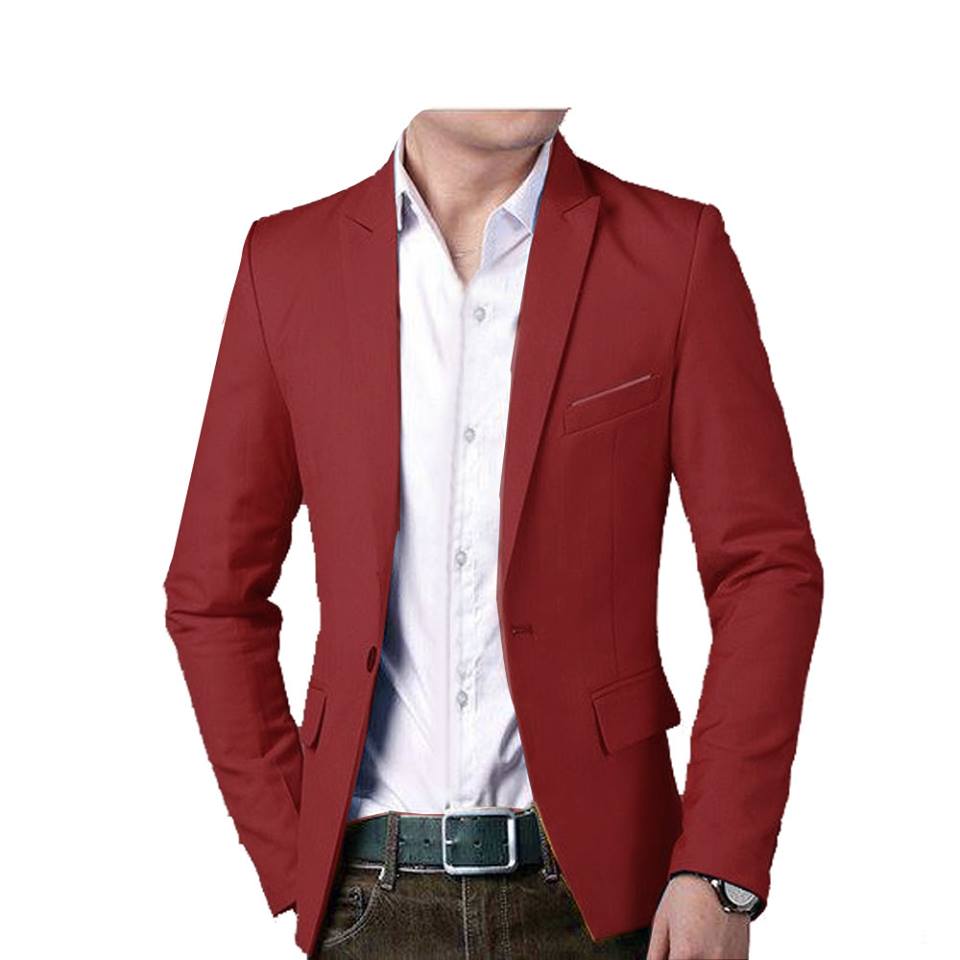 Veste homme sport chic rouge