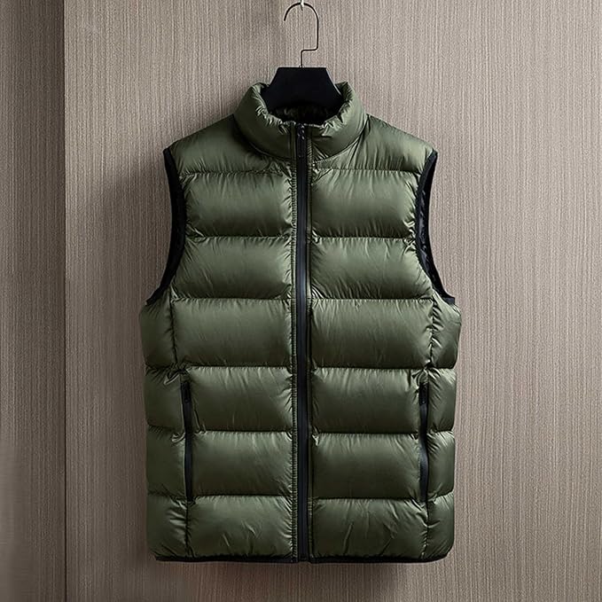 Un gilet doudoune sans manches pour homme