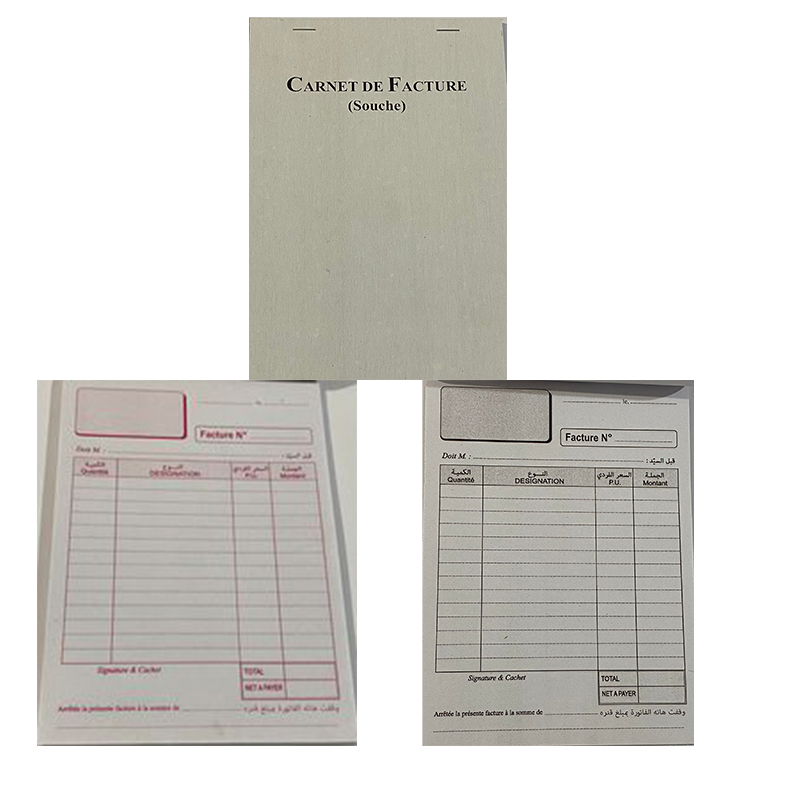 Carnet Facture Avec Souche (50 Feuilles)