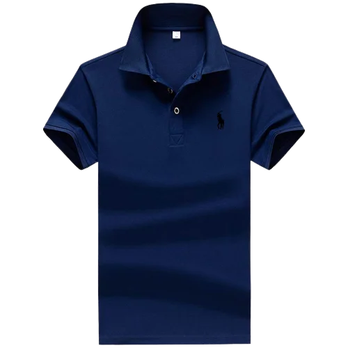 T-shirt Bleu Polo Pour Homme