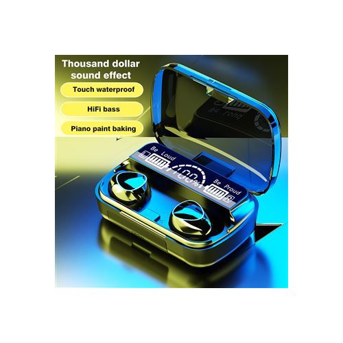 Écouteurs sans fil M10 avec microphone intégré - Blanc