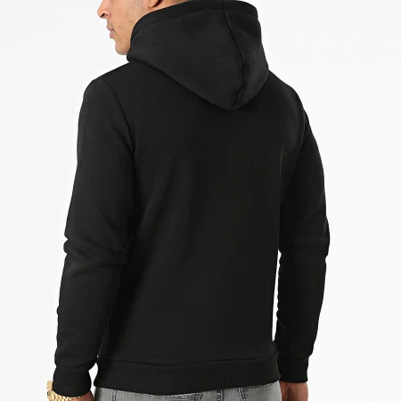 Sweat À Capuche Zippé - Noir