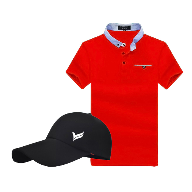 Pack 2 En 1 : Polo Slim Fit + Casquette Avec Logo Pour Homme