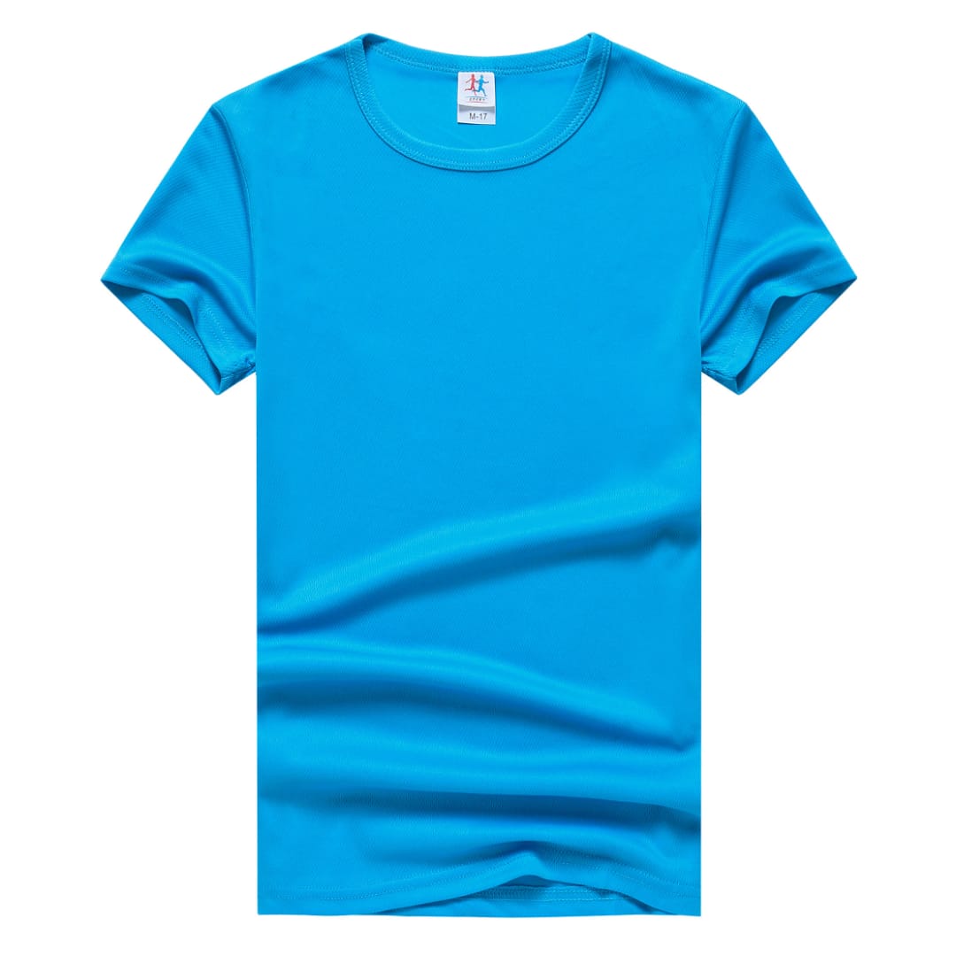 T-shirt à Manches Courtes et Col Rond Orangé pour Homme