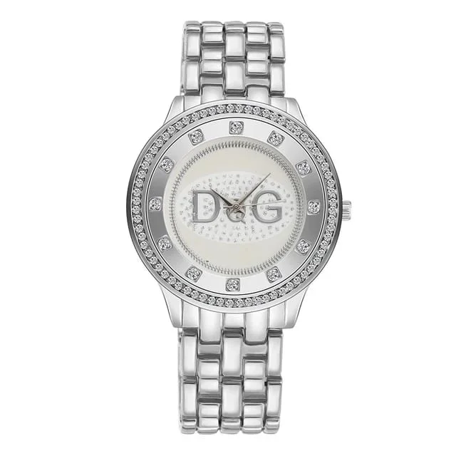 Montre de Luxe en Acier Inoxydable – Argent 