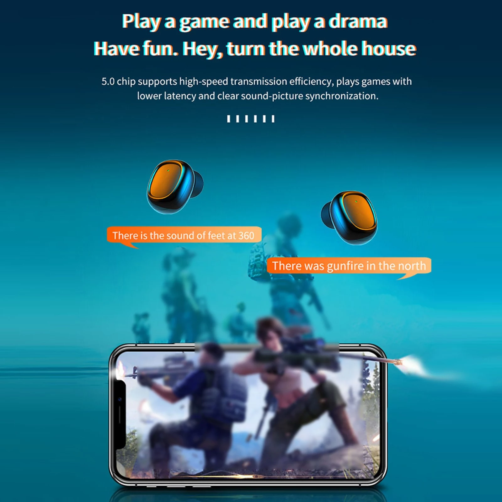 Écouteurs Sans Fil BT MR-G5S