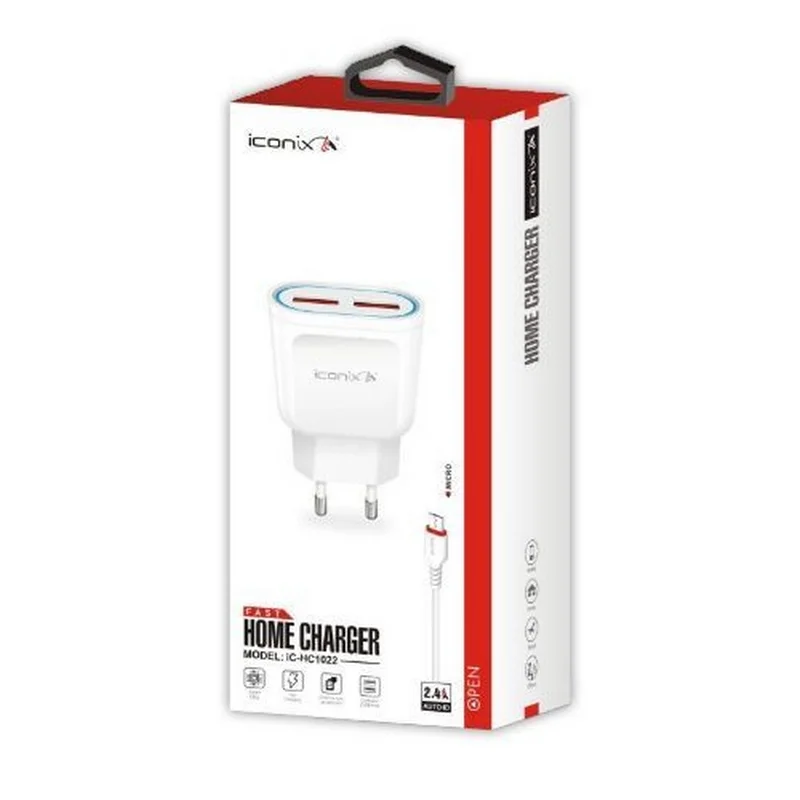 Chargeur MICRO-USB - 2.4A Iconix