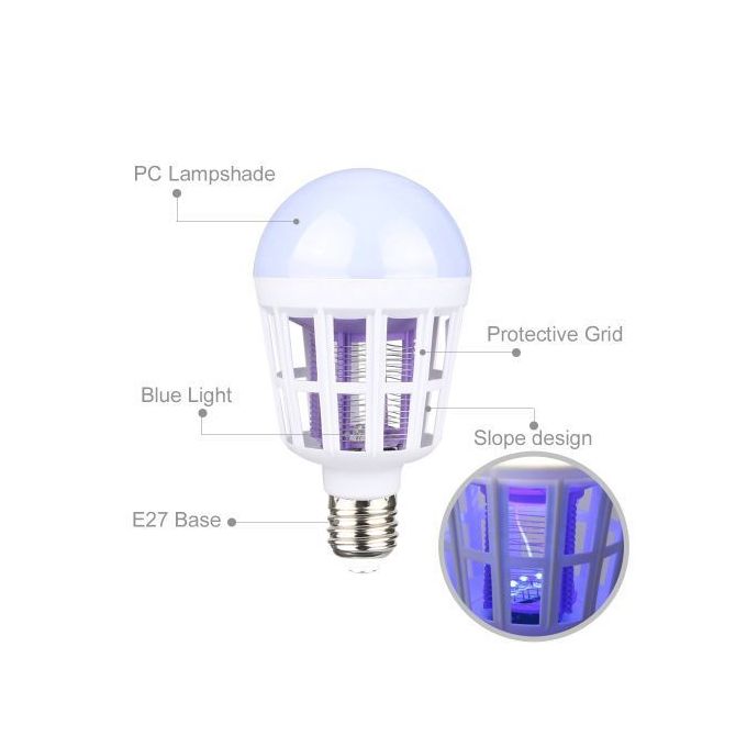 Lampe Anti Moustique Avec Support De Lampe E27 / B22
