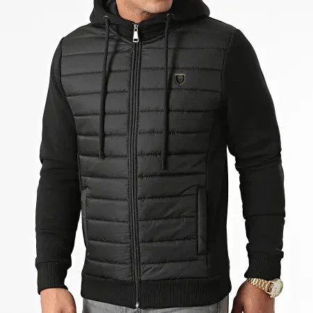 Sweat À Capuche Zippé - Noir