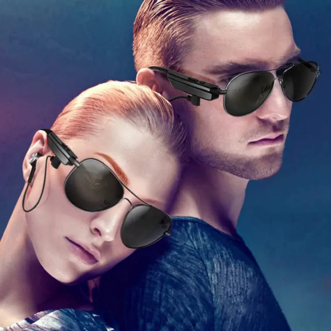 Lunettes De Soleil Intelligentes Plates Sans fil