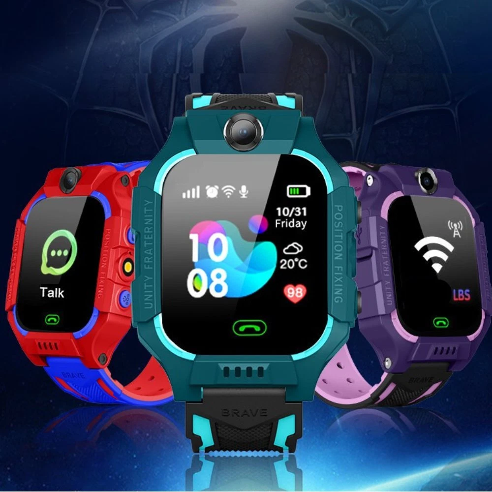 Montre intelligente pour enfants Caméra SIM SIM GSM SOS Téléphone