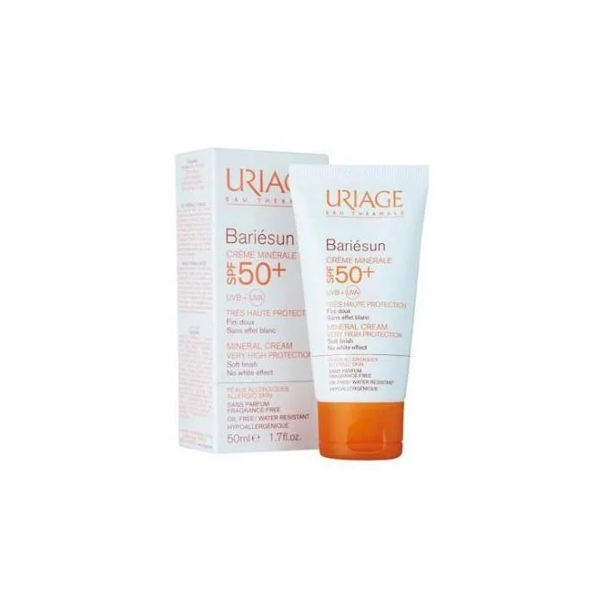 Uriage Ecran Solaire -Bariésun - Crème Minérale - 50 ml