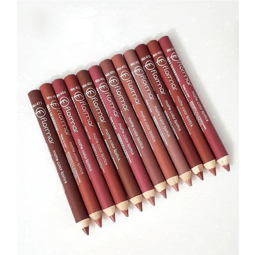 Flormar Crayons à Lèvres 12 couleurs Flormar Matte Color Lipstick - Beige