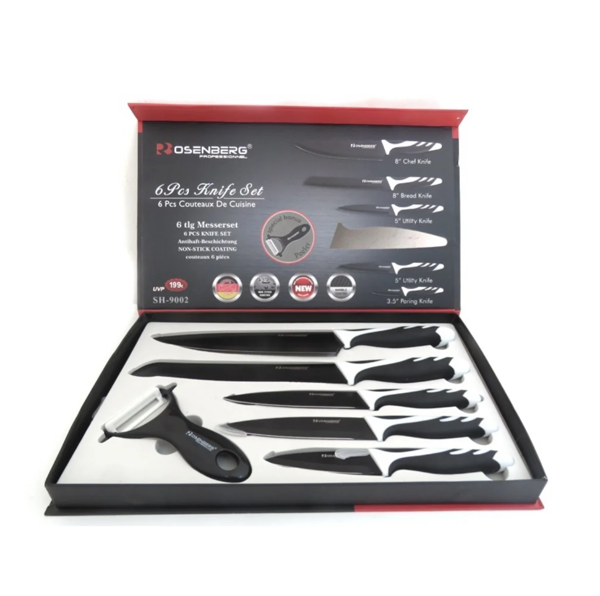 Coffret De Couteaux Couteaux De Cuisine - Rosenberg