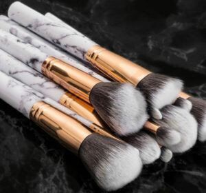 Pinceaux Maquillage - Marbre Blanc