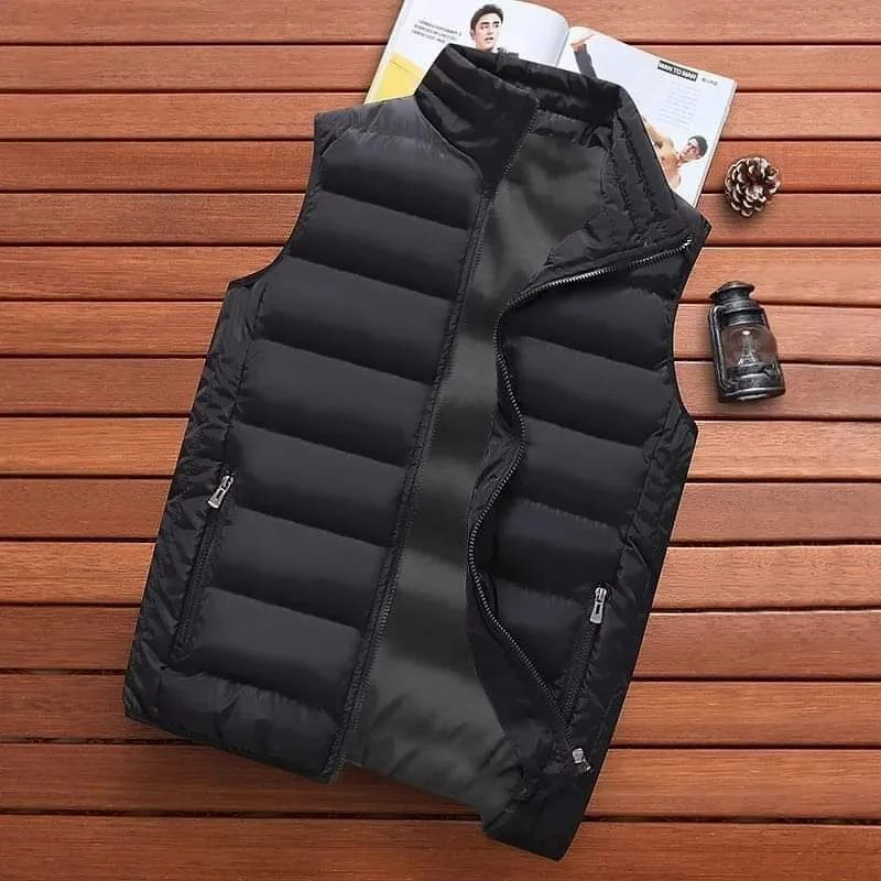 Un gilet doudoune sans manches pour homme